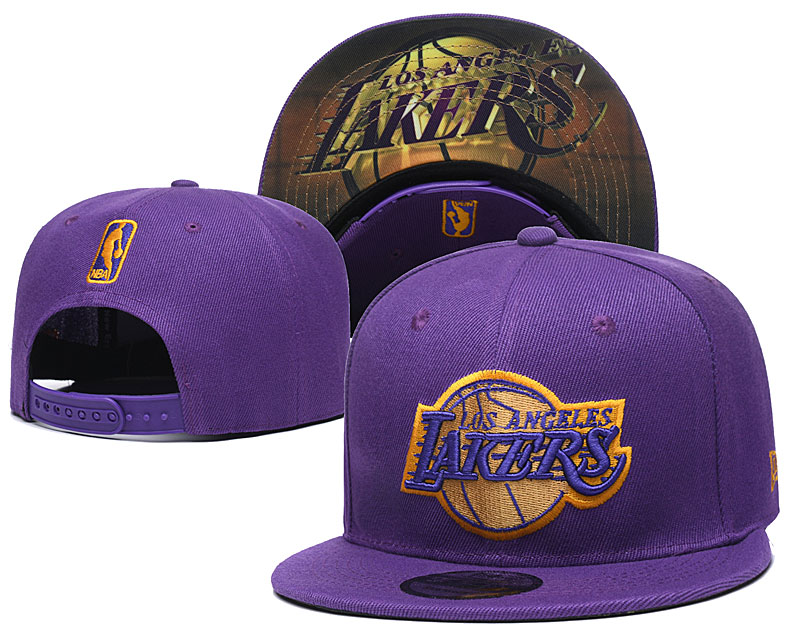NBA Los Angeles Lakers Stitched Snapback Hats 028